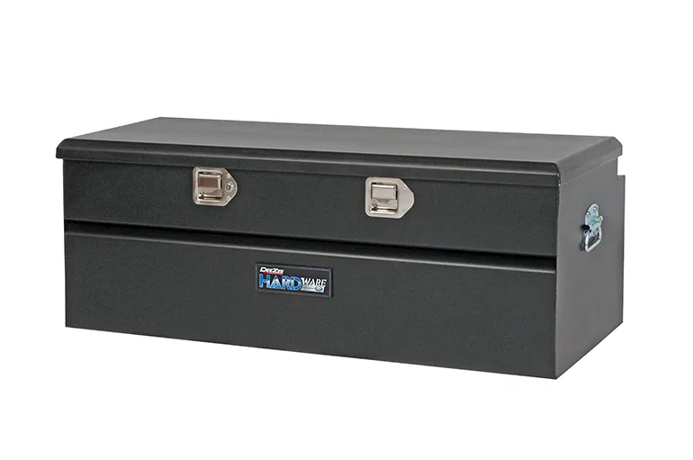 DZ8546SB – DEE ZEE Tool Box, Chest Single Lid Black Textured Powder Coated Steel 46.5 Inch Length x 19 Inch Width x 1...
